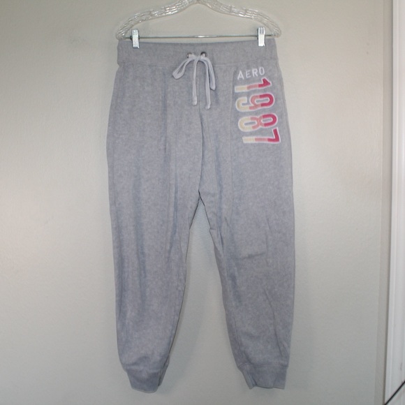 Aeropostale Ombré 1987 Jogger Sweatpants — Size Large - Picture 5 of 11